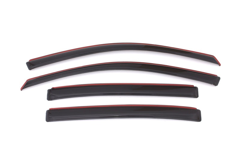 AVS 13-17 Honda Accord Ventvisor In-Channel Front & Rear Window Deflectors 4pc - Smoke - GTR Auto