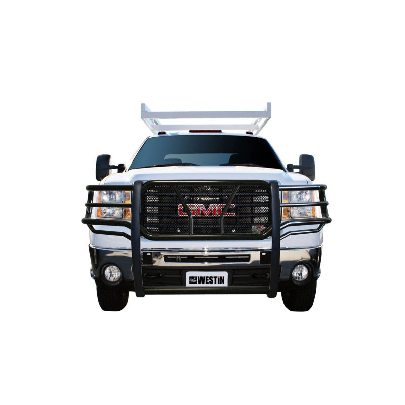 Westin 2007-2010 Chevrolet Silverado 25/3500HD HDX Grille Guard - Black - GTR Auto
