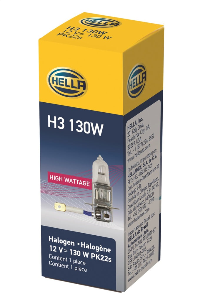 Hella BULB H3 12V 130W PK22s T3.25 - GTR Auto