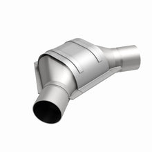 Load image into Gallery viewer, MagnaFlow Universal Catalytic Converter 2.00inch Angled Inlet/Outlet