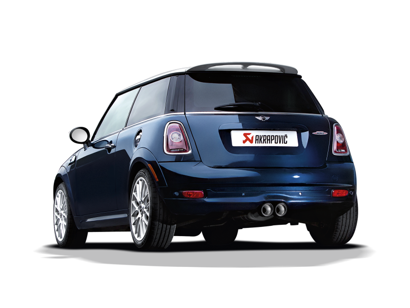 Akrapovic 07-14 MINI Cooper S (R56) / Cooper S Cabrio (R57) Evolution Line Cat Back (SS) (Req. Tips) - GTR Auto