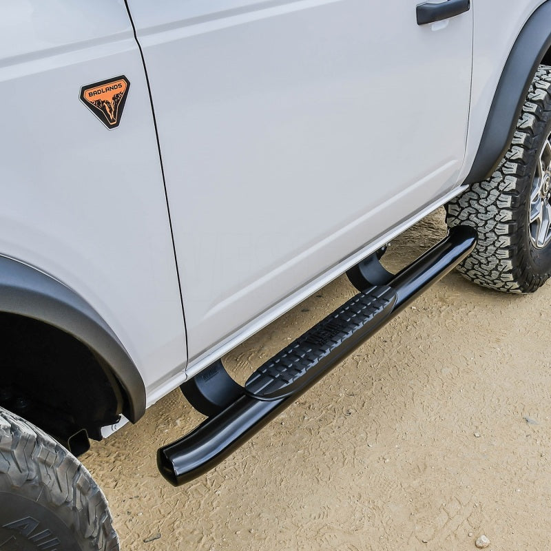 Westin 21-22 Ford Bronco (2-Door) PRO TRAXX 4 Oval Nerf Step Bars - Textured Black - GTR Auto