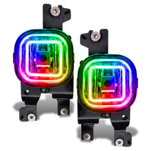Load image into Gallery viewer, Oracle Ford Superduty 08-10 LED Fog Light Halo Kit - ColorSHIFT w/o Controller 1342-334