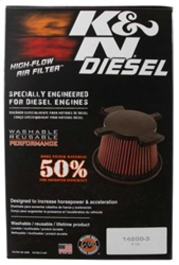 K&N 07 Dodge Ram 2500/3500 6.7L-L6 DSL Drop In Air Filter E-0784