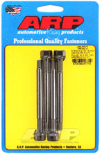 Load image into Gallery viewer, ARP 5/16-24 X 3.750 Black Hex Water Pump Pulley w/ 2.500in Fan Spacer Stud Kit - GTR Auto