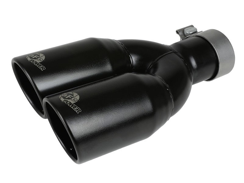 aFe Rebel Series 2.5in 409 SS Axle-Back Exhaust System Black 07-18 Jeep Wrangler (JK) V6-3.6L/3.8L - GTR Auto