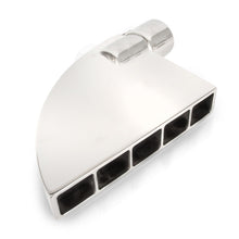 Load image into Gallery viewer, Stainless Works Boxxter Exhaust Tips 2in ID Inlet 1.5in x 8.5in 90 Degree