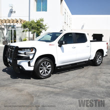 Load image into Gallery viewer, Westin 2019 Chevrolet Silverado/Sierra 1500 Crew Cab Platinum 4 Oval Nerf Step Bars - Black - GTR Auto
