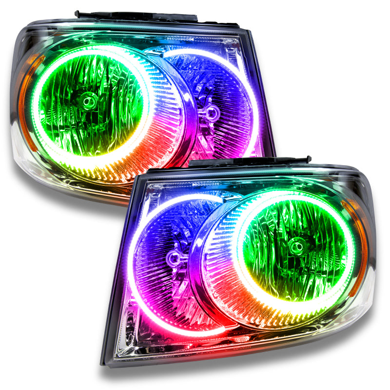 Oracle 07-09 Dodge Durango SMD HL - Chrome - ColorSHIFT w/ Simple Controller