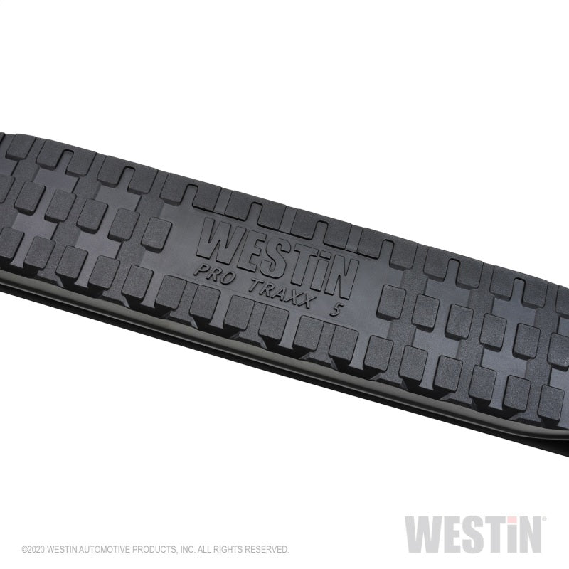 Westin 2020 Chevy Silverado 2500/3500 Crew Cab (6.5ft Bed) PRO TRAXX Oval W2W Nerf Step Bars - Black - GTR Auto