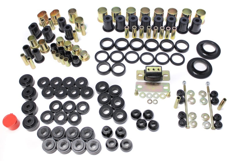 Energy Suspension 66-72 Chevelle Black Hyper-flex Master Bushing Set - GTR Auto