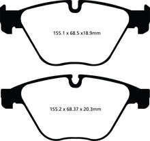 Load image into Gallery viewer, EBC 10+ BMW 535i 3.0 Turbo (F10) Greenstuff Front Brake Pads - GTR Auto