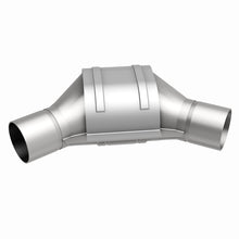 Load image into Gallery viewer, MagnaFlow Universal Catalytic Converter 2.50inch Angled Inlet/Outlet