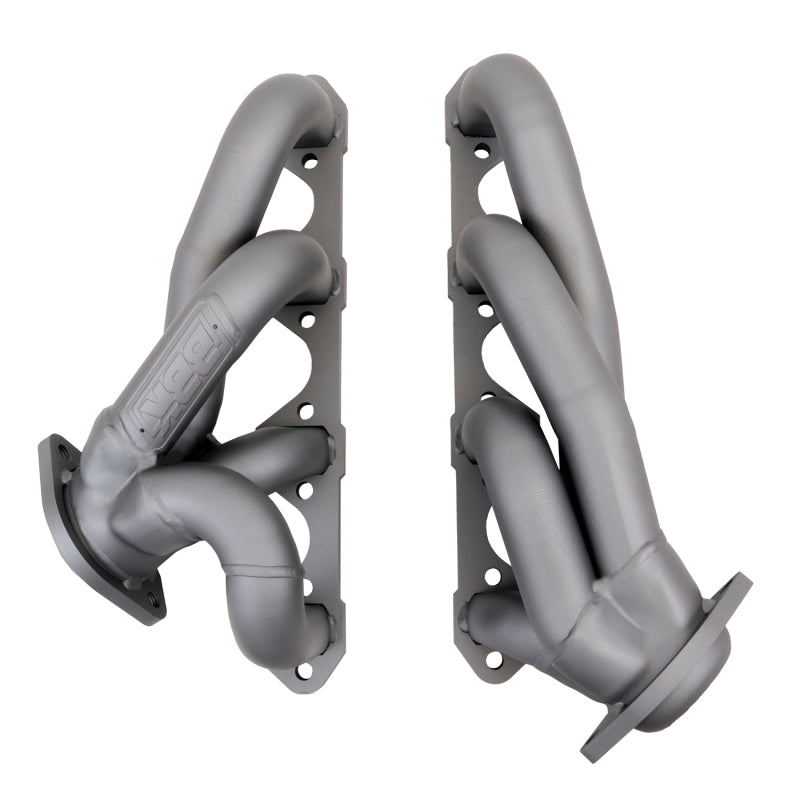 BBK 87-95 Ford F150 Truck 5.0 302 Shorty Unequal Length Exhaust Headers - 1-5/8 Titanium Ceramic - GTR Auto