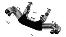 Load image into Gallery viewer, Borla 2020 Chevrolet Corvette C8 6.2L ATAK 3in Exhaust System Dual Round Angle Cut Carbon Fiber Tips - GTR Auto