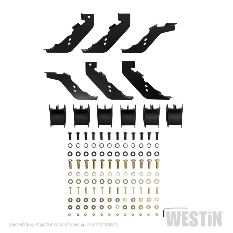 Westin 19-21 Ford Ranger SuperCab PRO TRAXX 4 Oval Nerf Step Bars - Blk - GTR Auto