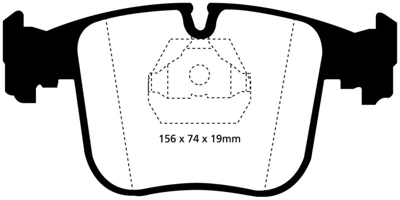 EBC 91-93 BMW 850 5.0 Redstuff Front Brake Pads - GTR Auto