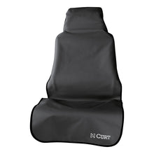 Load image into Gallery viewer, Curt Seat Defender 58in x 23in Removable Waterproof Black Bucket Seat Cover