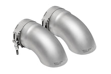 Load image into Gallery viewer, SOUL 17-19 Porsche 991.2 Carrera (w/ PSE) Bolt On Exhaust Tips - 2.5in Turn Down Tips (Sig Satin)