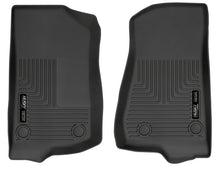 Load image into Gallery viewer, Husky Liners 19-24 Jeep Wrangler JL/JLU WeatherBeater Front Row Black Floor Liners - GTR Auto