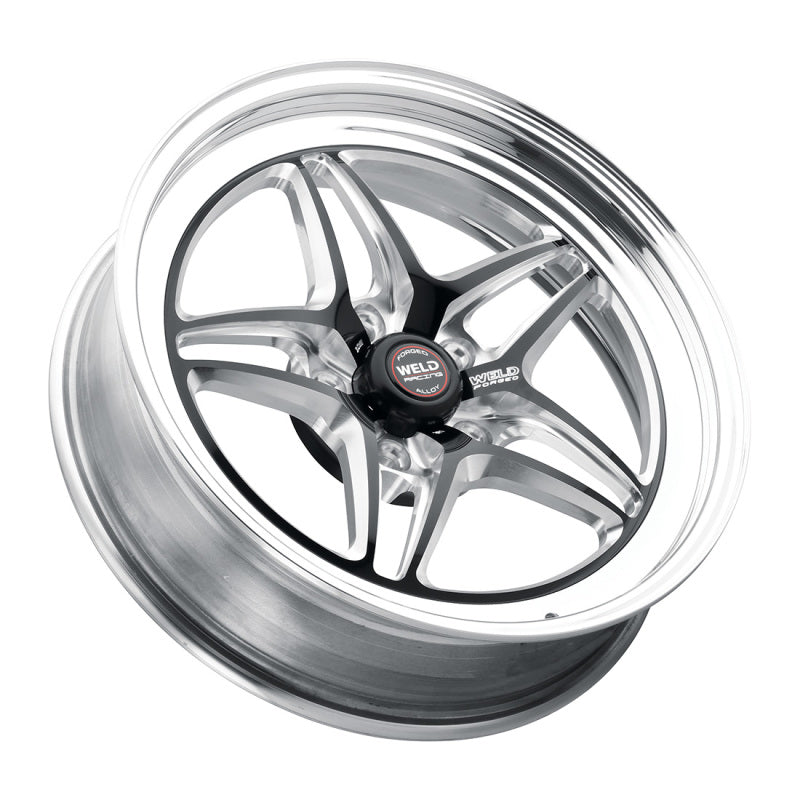 Weld S81 18x5 / 5x112 BP / 2.1in. BS (-23mm Offset) Black Wheel (High Pad) 81HB8050J21A