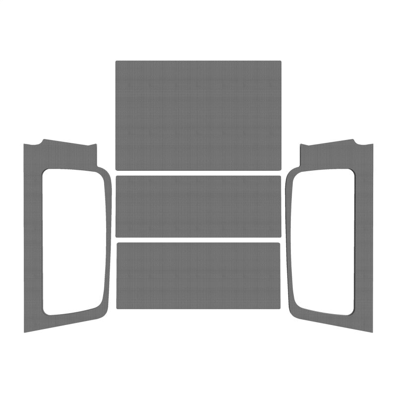 DEI 04-06 Jeep Wrangler LJ Unliminted Headliner Complete Kit - Gray - GTR Auto