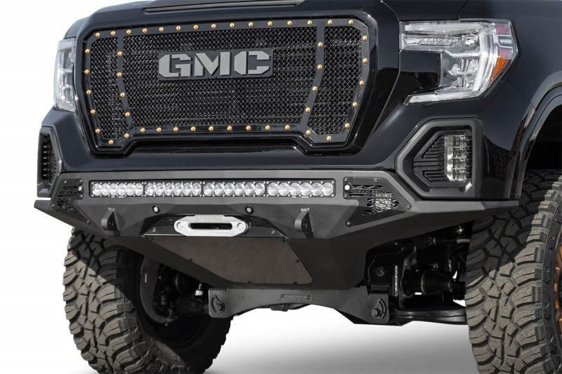 Addictive Desert Designs 2019 GMC Sierra 1500 SF Front Bumper w/ Winch Mount & Sensor Cutout - GTR Auto