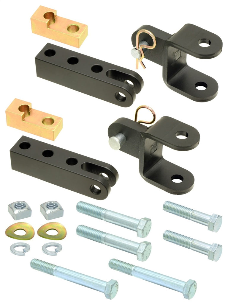 RockJock TL/LJ Tow Bar Mounting Kit Front Bolt-On w/ Mounting Hardware Fits OEM & Most Bumpers - GTR Auto