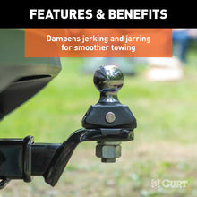 Load image into Gallery viewer, Curt 2.5in Cushion Hitch Trailer Ball w/ 1in Diameter Hole (Rated for 7500lbs)