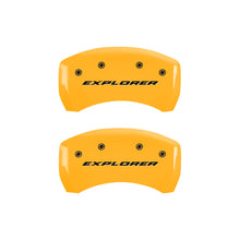 Load image into Gallery viewer, MGP 4 Caliper Covers Engraved Front &amp; Rear Oval logo/Ford Black finish silver ch - GTR Auto