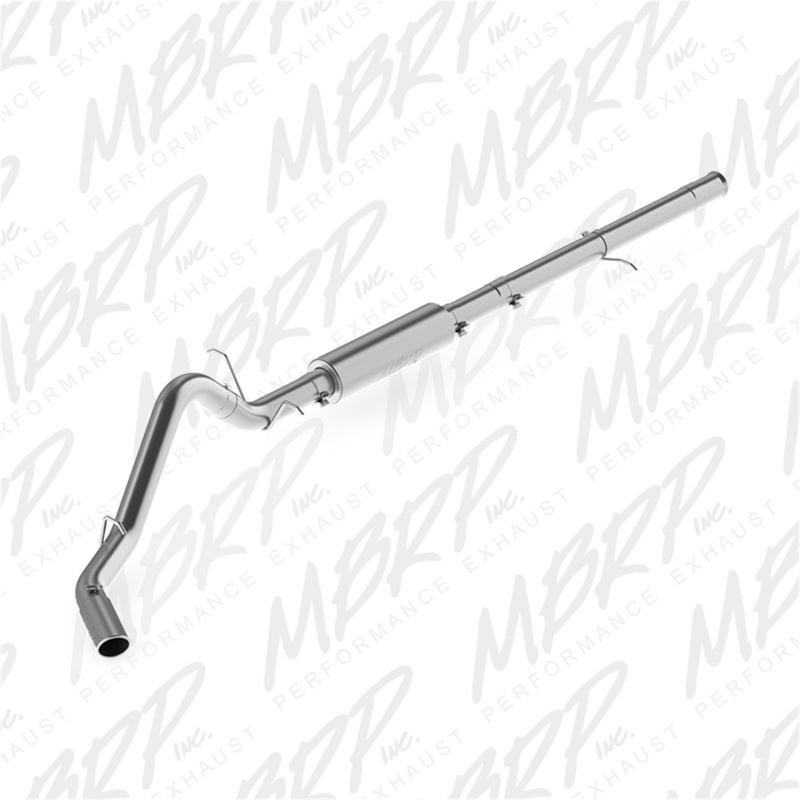 MBRP 2014 Chevy/GMC 1500 Silverado/Sierra 6.2L V8 Aluminum 3.5in C/B Single Side Exit Exhaust - GTR Auto