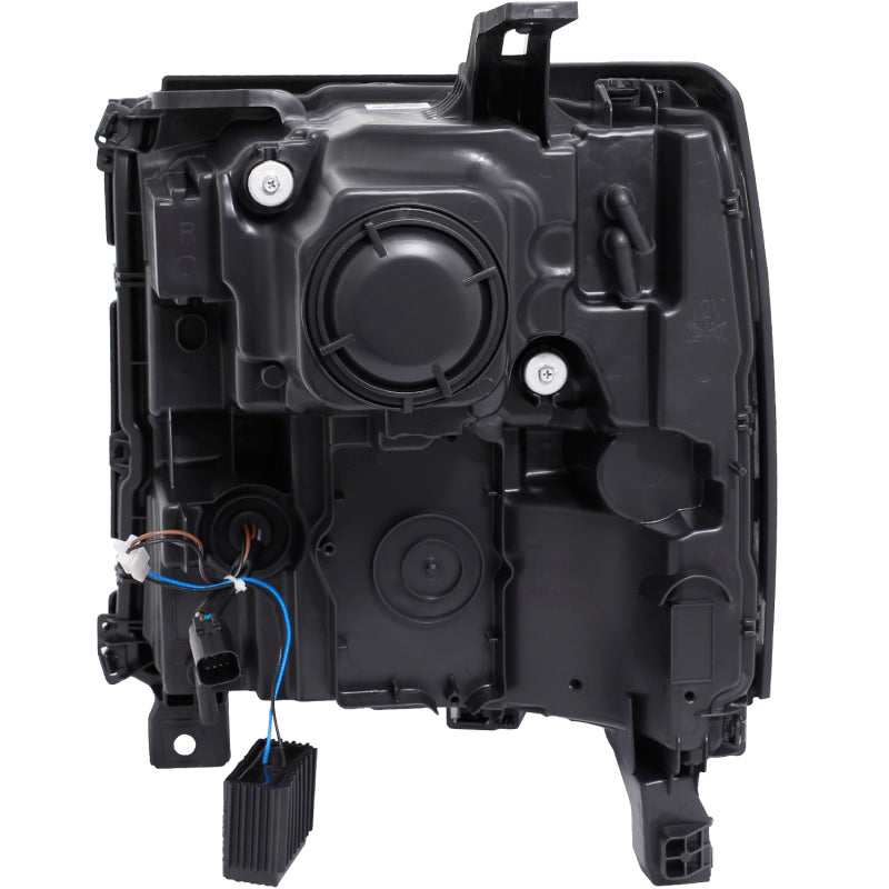 ANZO 16-17 Chevy Silverado 1500 Prjctr. Headlight Plank Styl. w/Amber (Only Work w/HID Equip. Truck) - GTR Auto