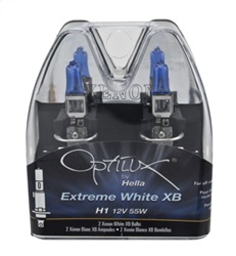 Hella Bulb H1 12V 55W Xen Wht Xb (2) - GTR Auto