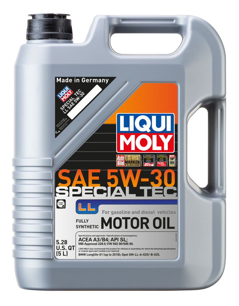 LIQUI MOLY 5L Special Tec LL Motor Oil SAE 5W30 - GTR Auto