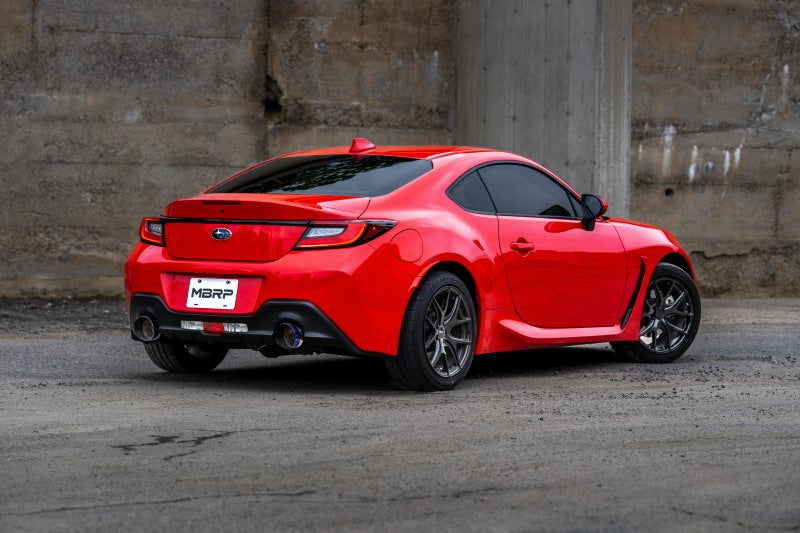 MBRP 2022 Subaru BRZ 2.4L/Toyota GR86 2.4L 2.5in Dual Split Rear Exit w/5in OD CF Tips - T304 - GTR Auto