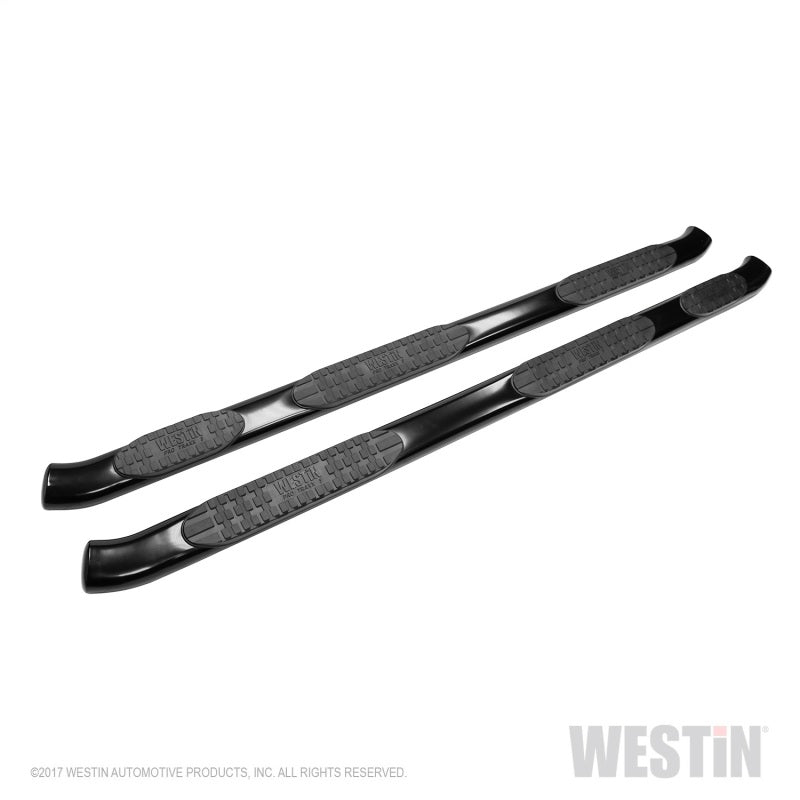 Westin 2017-2018 Ford F-250/350 Crew Cab (6.75ft Bed) PRO TRAXX 5 WTW Oval Nerf Step Bars - Black - GTR Auto
