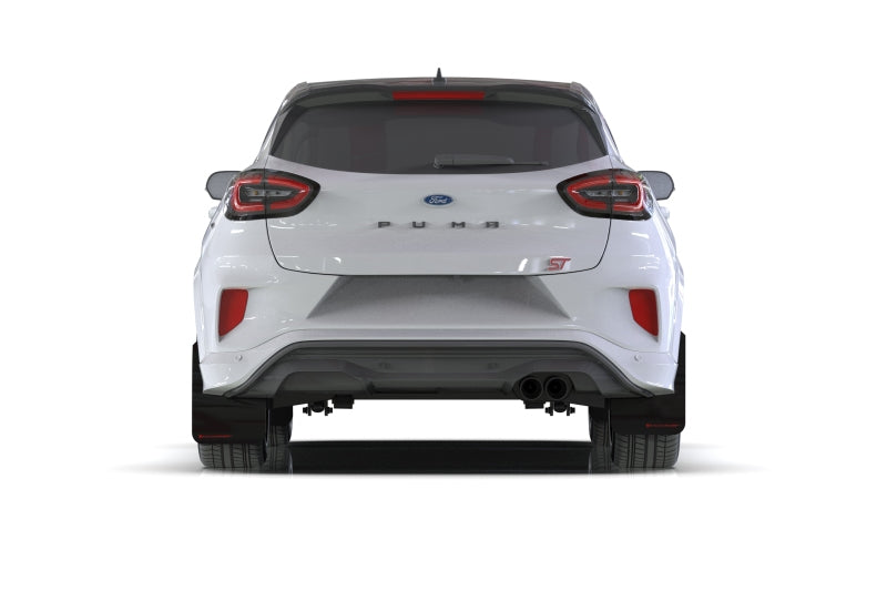 Rally Armor 20-25 Ford Puma ST Black Mud Flap w/Grey Logo
