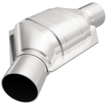 Load image into Gallery viewer, MagnaFlow Universal Catalytic Converter 2.25 Angled Inlet CA