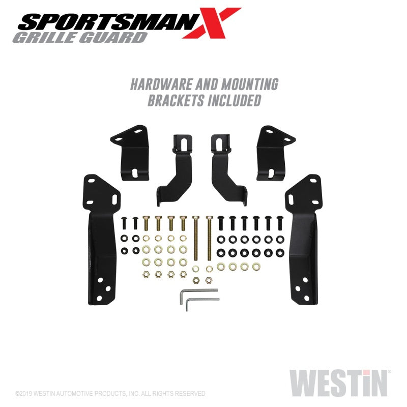 Westin 2020 Chevy Silverado 2500/3500 Sportsman X Grille Guard - Textured Black - GTR Auto