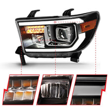 Load image into Gallery viewer, ANZO 2007-2014 Toyota Tundra Projector Light Bar H.L Black Amber(Led High Beam) (Halogen Version) - GTR Auto