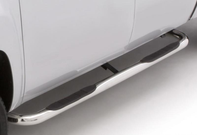Lund 99-16 Ford F-250 Super Duty Crewcab 3in. Round Bent SS Nerf Bars - Polished - GTR Auto