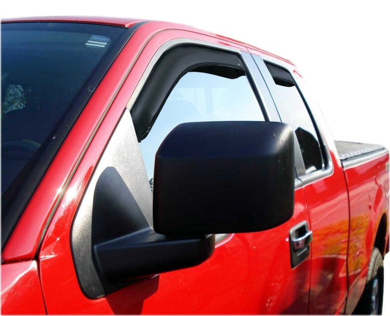AVS 22-23 Toyota Tundra Ext. Cab/DC Ventvisor Front & Rear Window Deflectors 4pc - Smoke - GTR Auto