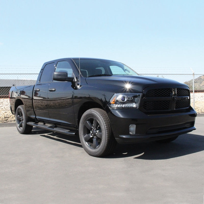 Westin 2009-2018 Ram/Dodge 1500 Quad Cab (6.5 ft Bed) PRO TRAXX 5 WTW Oval Nerf Step Bars - Black - GTR Auto