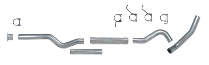 Diamond Eye KIT 4in Catback Single MFLR RPLCMENT PIPE SS 01-05 CHEVY/GMC 6.6L 2500/3500 - GTR Auto
