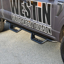 Load image into Gallery viewer, Westin 15-22 Ford F-150 SuperCrew / 17-22 F-250/350 Crew Cab Outlaw Nerf Step Bars - Textured Black - GTR Auto