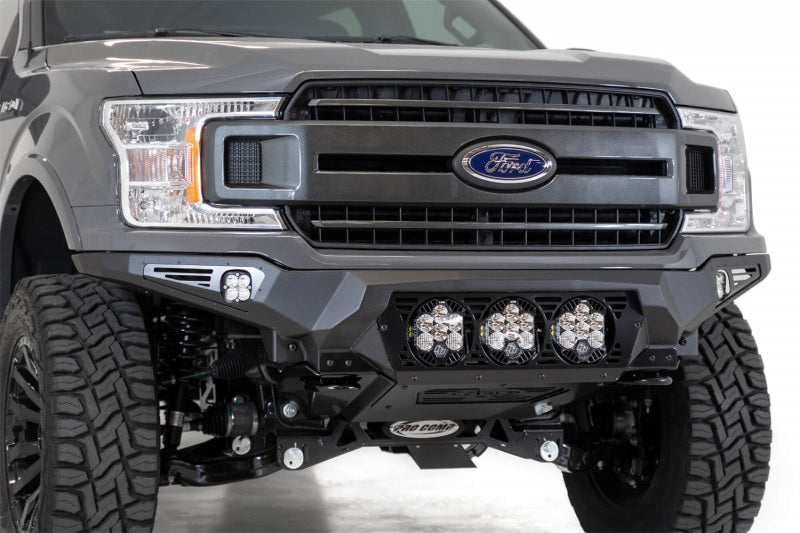 Addictive Desert Designs 18-20 Ford F-150 Bomber Front Bumper w/ 3 Baja Designs LP6 Mounts - GTR Auto