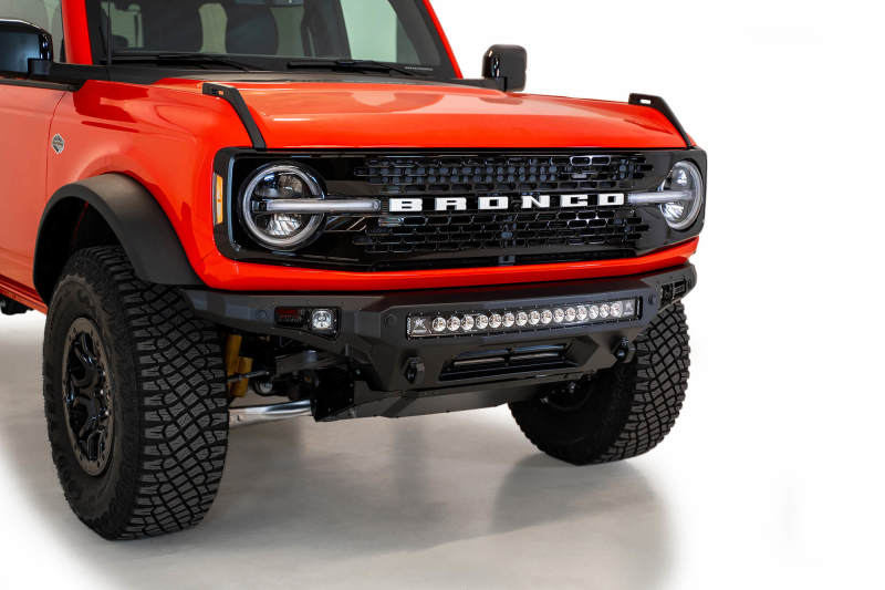 Addictive Desert Designs 2021+ Ford Bronco Stealth Fighter Front Bumper w/ Winch Mount - GTR Auto