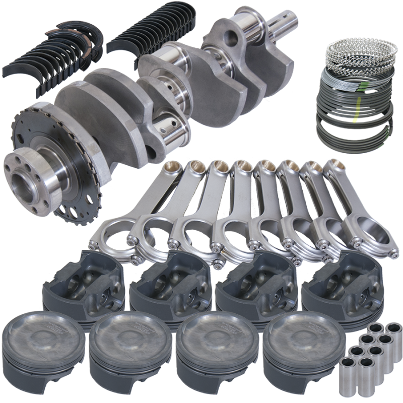 Eagle Chevy LS3/LS4 3.905in Bore +26.00cc Dish .125in OS Rotating Assembly Kit w/ 24 Tooth Reluctor - GTR Auto