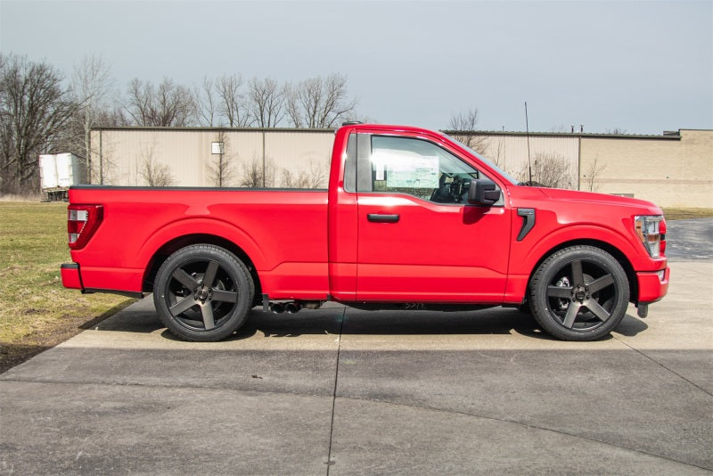 Corsa 2021-2025 Ford F-150 Regular Cab/6.5in Bed 5.0L V8 Xtreme Cat-Back Front of Tire Exit-Black PV - GTR Auto