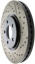Load image into Gallery viewer, StopTech 03-09 Chrysler PT Cruiser Tur / 03-05 Dodge Neon SRT-4 Front Left Slotted &amp; Drilled Rotor